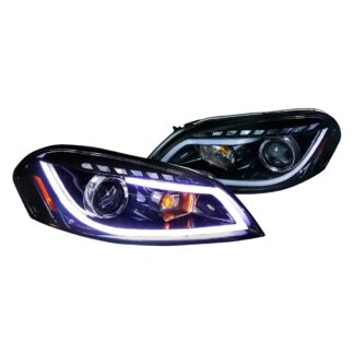 Halo Projector Headlight Gloss Black Housing Smoke Lens | 06-12 Chevrolet Impala