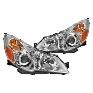 Headlights- Chrome | 10-12 Subaru Legacy