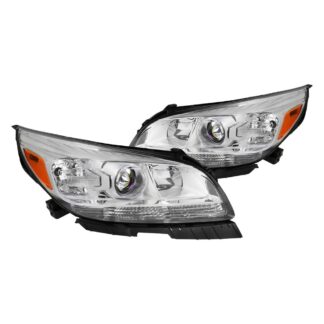 Oe Style Projector Headlights- Chrome | 13-15 Chevy Malibu