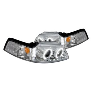 Halo Led Projector Chrome | 99-04 Ford Mustang