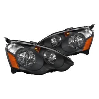 Retrofit Projector Headlights - Black | 02-04 Acura Rsx