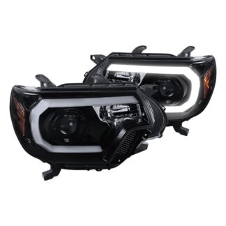 Projector Headlights- Glossy Black | 12-15 Toyota Tacoma