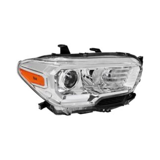 Projector Headlight- Right- Chrome | 16-18 Toyota Tacoma