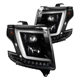 Projector Headlights- Glossy Black | 15-18 Chevrolet Tahoe