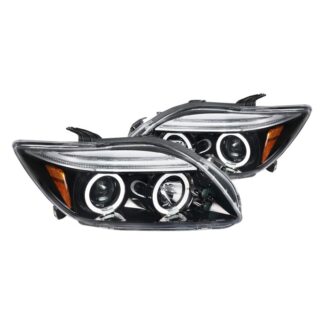 Projector Headlights-Glossy Black With Clear Lens | 05-10 Scion Tc