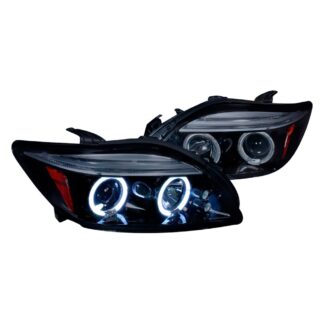 Halo Projector Headlight Gloss Black Housing Smoke Lens | 04-10 Scion Tc
