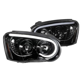 Projector Headlights- Clear Lens Glossy Black Housing | 04-05 Subaru Impreza