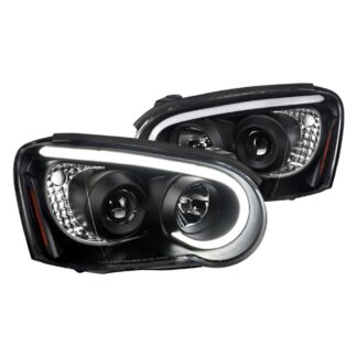 Projector Headlights- Clear Lens  Black Housing | 04-05 Subaru Impreza