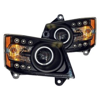 Ccfl Halo Projector Headlights Black | 06-10 Dodge Caliber