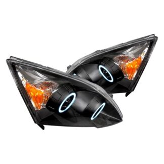 Ccfl Halo Projector Headlights Black | 07-08 Honda Crv