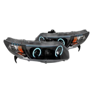 Ccfl Halo Projector Headlights Black | 06-11 Honda Civic