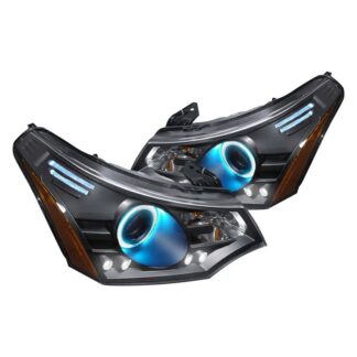 Ccfl Halo Projector Headlights Black | 08-10 Ford Focus