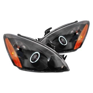 Ccfl Halo Projector Headlights Black | 04-06 Mitsubishi Lancer