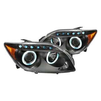 Ccfl Halo Projector Headlights Black | 05-10 Scion Tc
