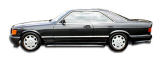 1981-1991 Mercedes S Class W126 2DR Duraflex AMG Look Side Skirts Rocker Panels - 4 Piece