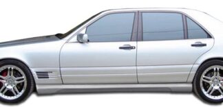 1992-1999 Mercedes S Class W140 Duraflex W-1 Side Skirts Rocker Panels (short wheelbase) - 2 Piece