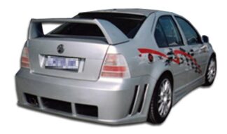 1999-2004 Volkswagen Jetta Duraflex Piranha Rear Bumper Cover - 1 Piece
