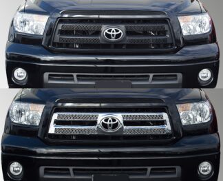 ABS427 10-13 Toyota Tundra SR/SR5 1 PC Chrome Tape-on Grille Overlay