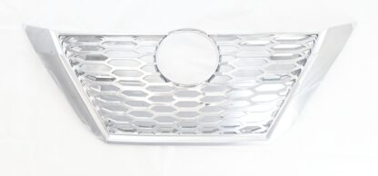ABS511 20-23 Nissan Sentra Does not fit grille with Camera 1 PC Chrome Patented Clip-On W/Tape Patented Grille Overlay