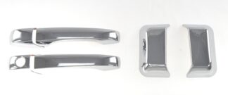 DH206 07-17 Jeep Compass No Smart Key 6 PCS Chrome Tape-on Door Handle Cover