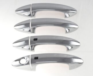 DH224 11-19 Ford Fiesta No Smart Key 8 PCS Chrome Tape-on Door Handle Cover