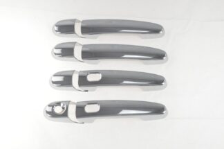 DH250 13-19 Ford Taurus W/ or W/O Smart Key 10 PCS Chrome Snap-on W/Tape Door Handle Cover