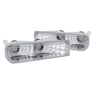 Front Bumper Lights Chrome | 97-01 Jeep Cherokee