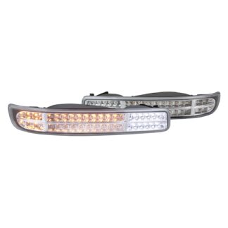 Yukon Sequential Bumper Lights With Chrome Housing And Clear Lens | 99-05 Gmd Sierra