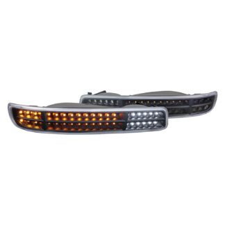 Yukon Sequential Bumper Lights With Matte Black Housing And Clear Lens | 99-05 Gmd Sierra