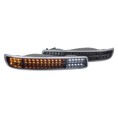 Yukon Sequential Bumper Lights With Matte Black Housing And Clear Lens | 99-05 Gmd Sierra