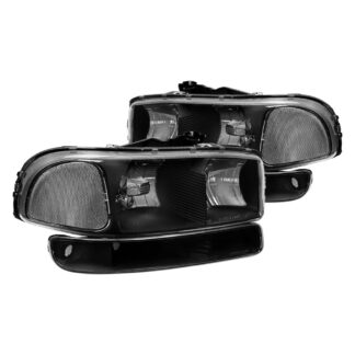 Headlight And Bumper Light Combo - Chrome Housing With Smoked Lens | 1999-2006 Gmc Sierra