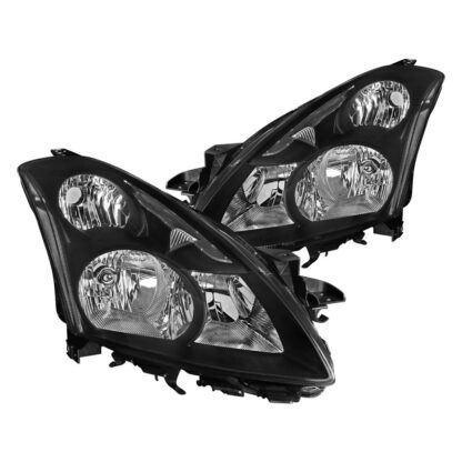 Headlights- Black | 10-12 Nissan Altima