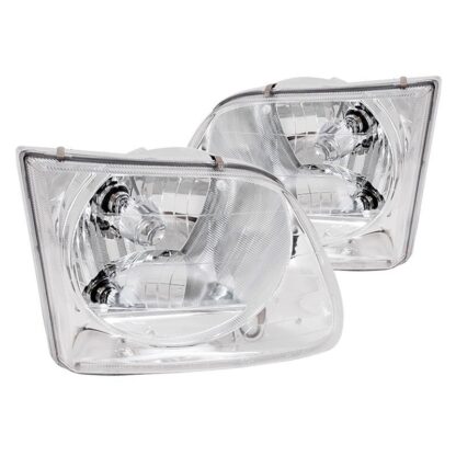 Crystal Housing Headlights Chrome | 97-02 Ford Expedition