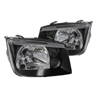 Headlights Black Without Fog Lights Hb5 Low Beam- No Bulbs Included | 99-04 Volkswagen Jetta