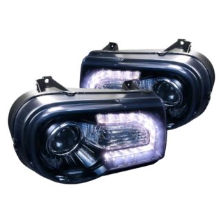 Projector Headlight - Glossy Black | 05-10 Chrysler 300C