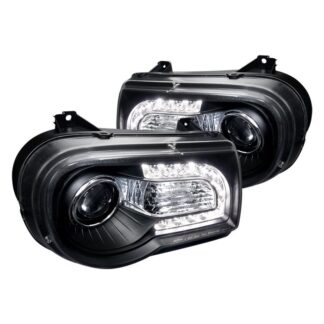Projector Headlight - Black | 05-10 Chrysler 300C