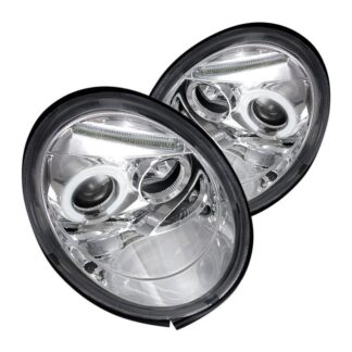 Halo Led Projector Chrome | 98-05 Volkswagen Beetle