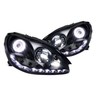 S-Class Projector Headlights – Black | 00-06 Benz W220