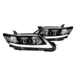 Led Projector Headlights With Matte Black Housing And Clear Lens | 09-11 Toyota Camry