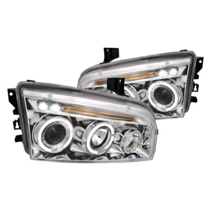 Halo Led Projector Chrome | 05-10 Dodge Charger