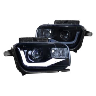 Projector Headlight Glossy Black Smoke Lens | 10-13 Chevrolet Camaro