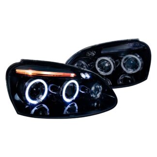 Projector Headlight Gloss Black Housing Smoke Lens Also Fits Gti | 06-08 Volkswagen Golf