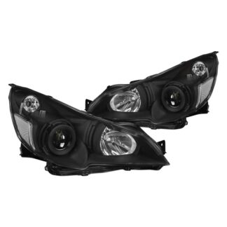 Headlights- Black | 10-12 Subaru Legacy