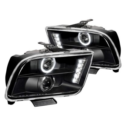Halo Led Projector Black | 05-09 Ford Mustang