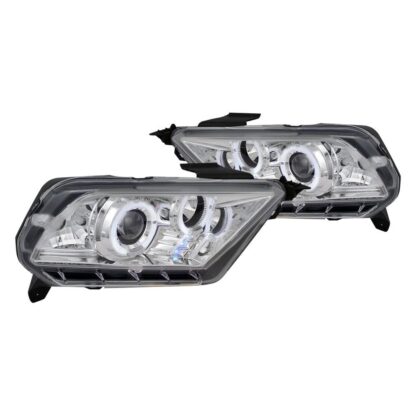 Projector Headlight Chrome | 10-14 Ford Mustang