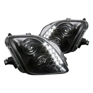 Projector Headlights Black | 97-01 Honda Prelude