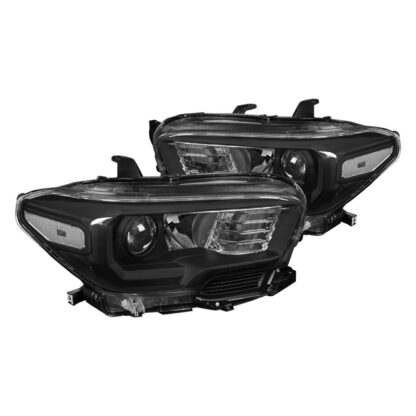 Projector  Headlights- Black | 16-18 Toyota Tacoma