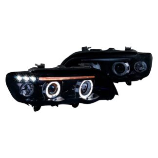 X5 Halo Led Projector Headlight Smoked Housing | 01-03 Bmw E53