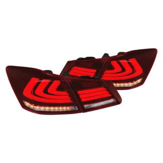 Led Tail Lights With Red Lens | 13-15 Honda Accord