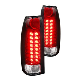 Led Tail Lights Red | 99-00 Cadillac Escalade